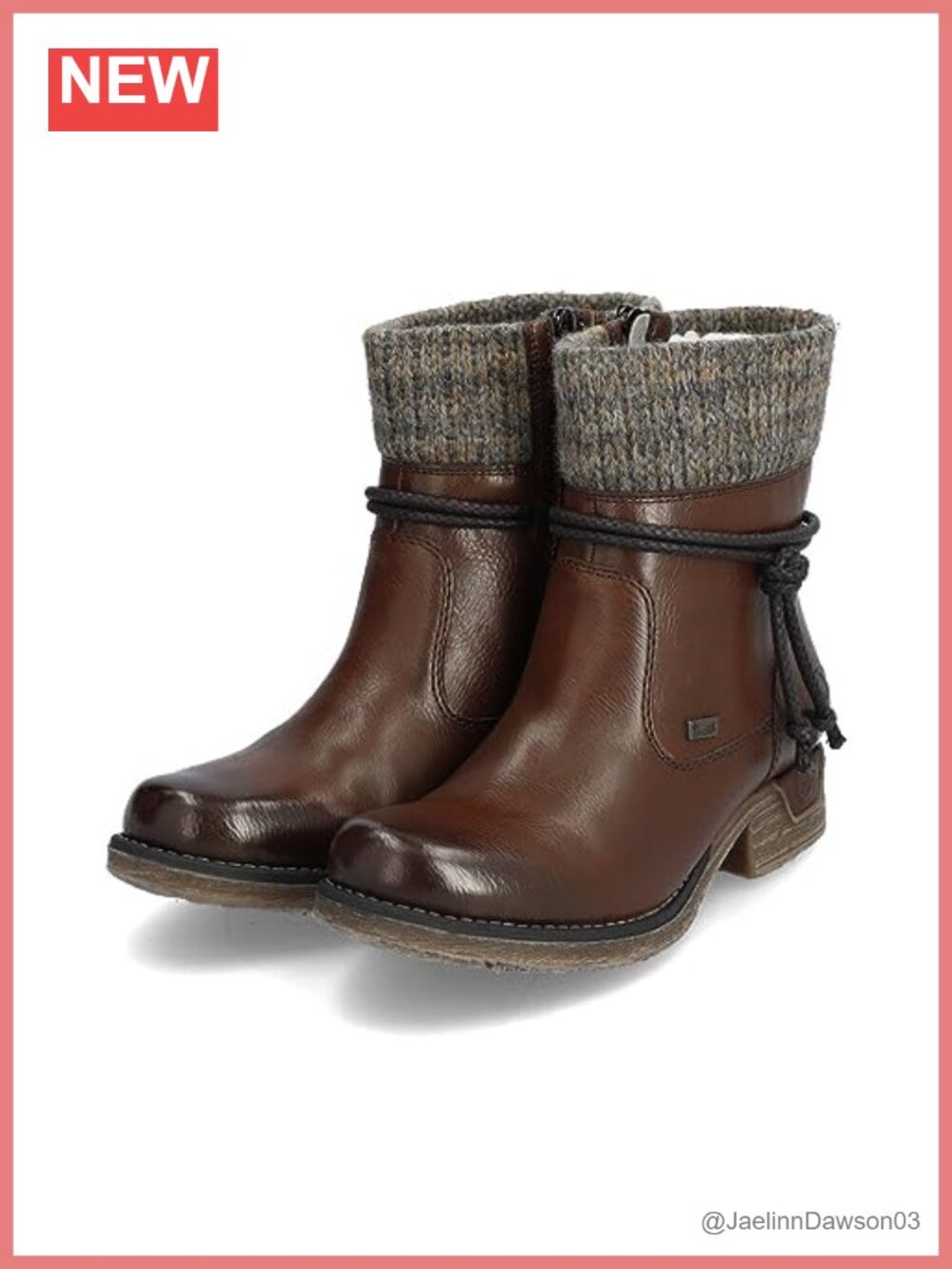 Synthetic leather mules clogs with zipper and block heel
